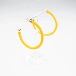 NEW HOO women's hoops earrings in sunset